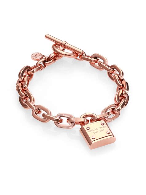 michael kors locket bracelet|More.